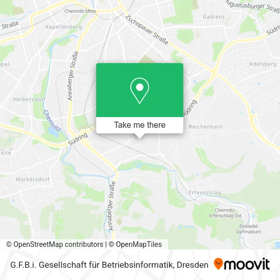 Карта G.F.B.i. Gesellschaft für Betriebsinformatik