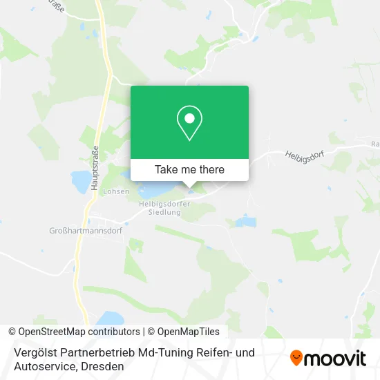 Карта Vergölst Partnerbetrieb Md-Tuning Reifen- und Autoservice