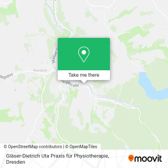 Карта Gläser-Dietrich Uta Praxis für Physiotherapie