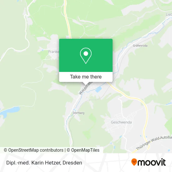 Карта Dipl.-med. Karin Hetzer