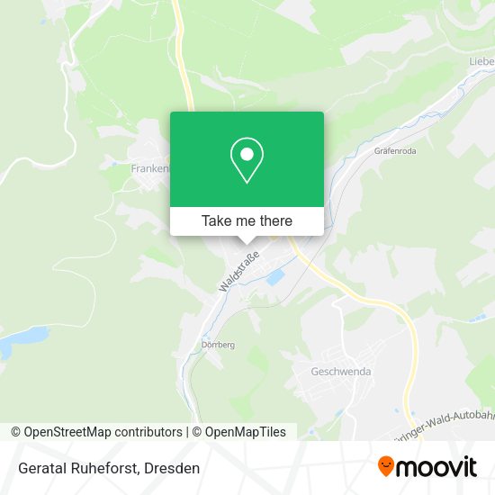 Карта Geratal Ruheforst
