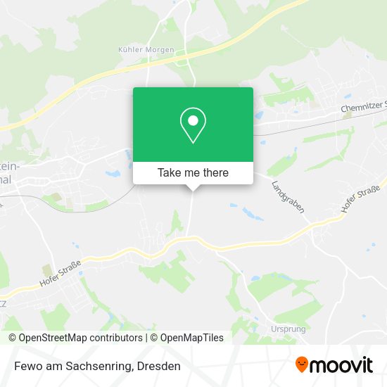 Карта Fewo am Sachsenring