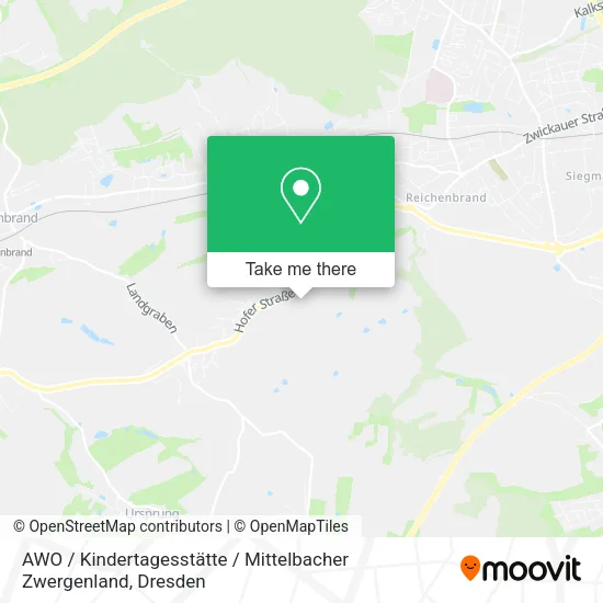 Карта AWO / Kindertagesstätte / Mittelbacher Zwergenland