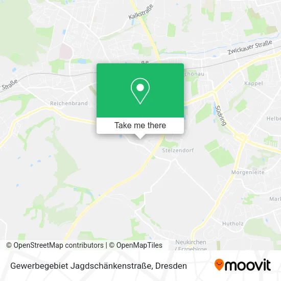 Карта Gewerbegebiet Jagdschänkenstraße