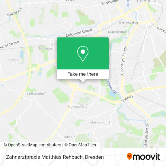 Карта Zahnarztpraxis Matthias Rehbach