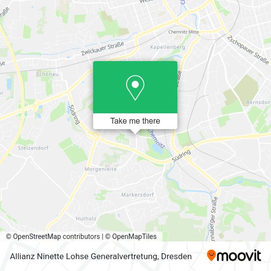 Карта Allianz Ninette Lohse Generalvertretung