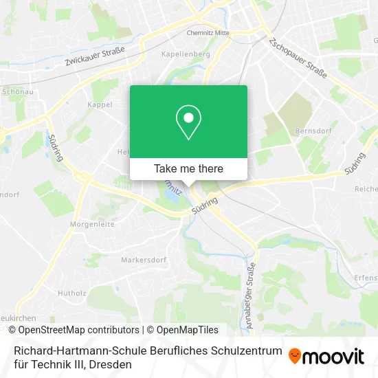 Карта Richard-Hartmann-Schule Berufliches Schulzentrum für Technik III