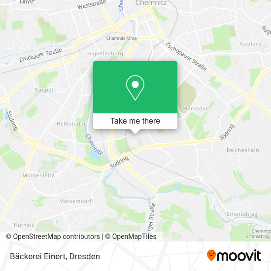 Карта Bäckerei Einert