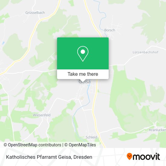 Карта Katholisches Pfarramt Geisa