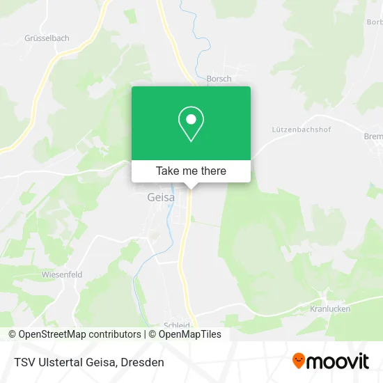 Карта TSV Ulstertal Geisa