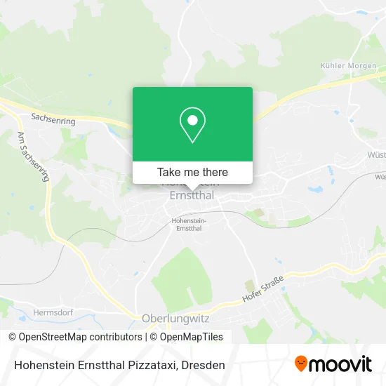 Карта Hohenstein Ernstthal Pizzataxi