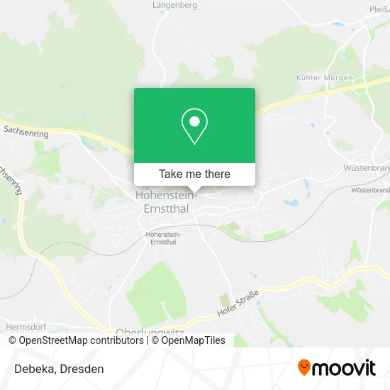 Debeka map