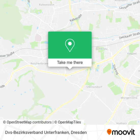 Карта Dvs-Bezirksverband Unterfranken
