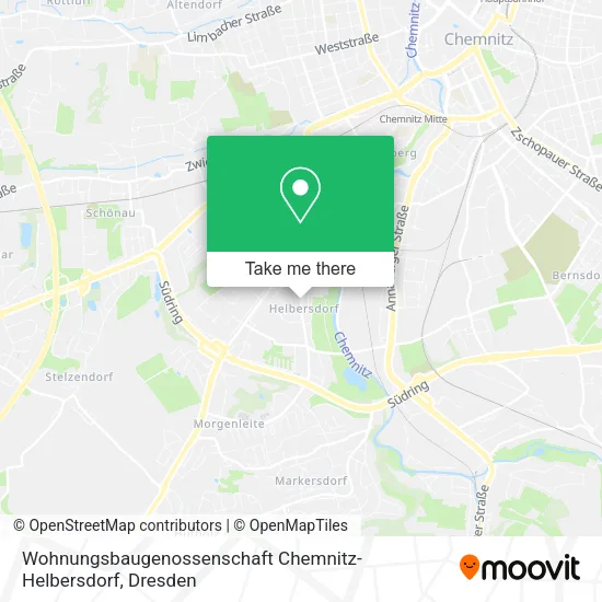 Карта Wohnungsbaugenossenschaft Chemnitz-Helbersdorf