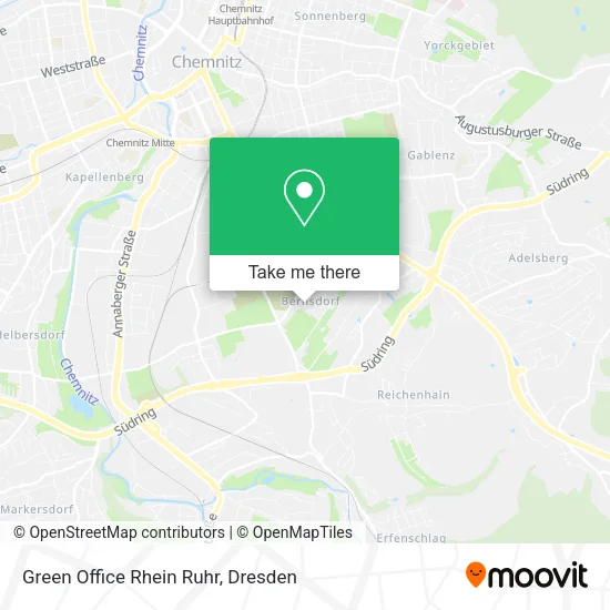 Карта Green Office Rhein Ruhr