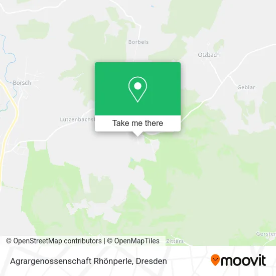Карта Agrargenossenschaft Rhönperle