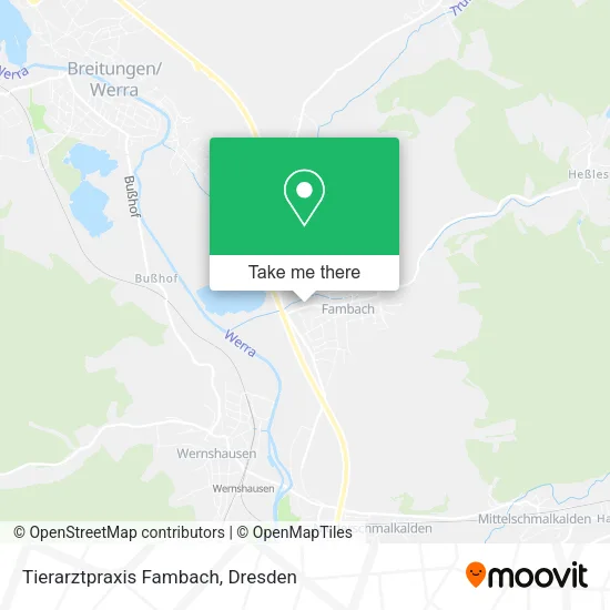 Карта Tierarztpraxis Fambach