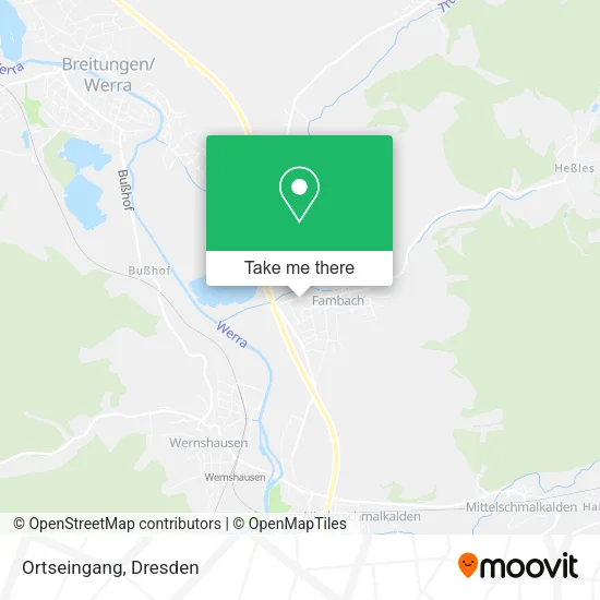 Карта Ortseingang