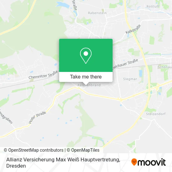 Карта Allianz Versicherung Max Weiß Hauptvertretung