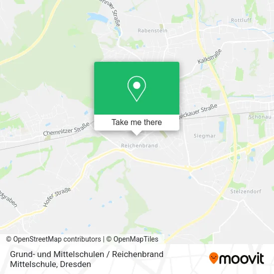 Карта Grund- und Mittelschulen / Reichenbrand Mittelschule
