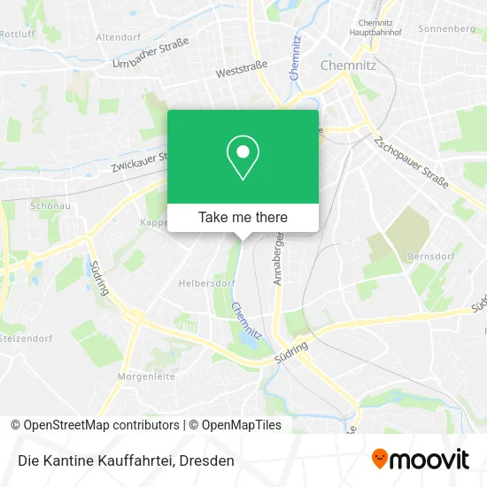 Die Kantine Kauffahrtei map