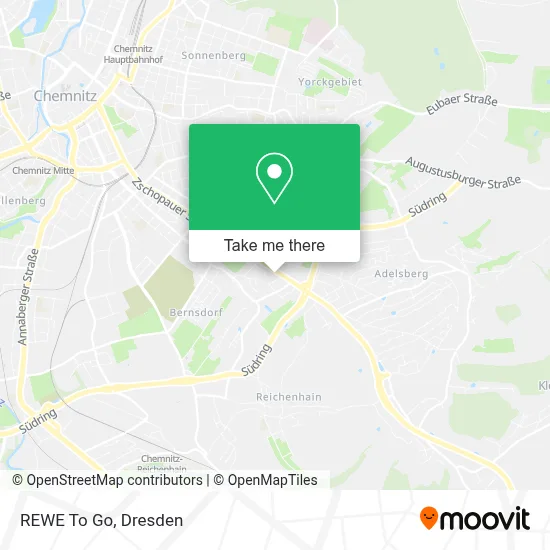 REWE To Go map