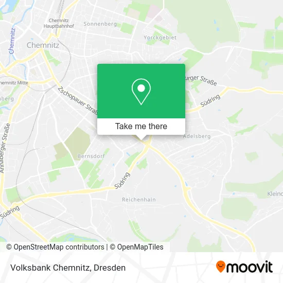 Карта Volksbank Chemnitz