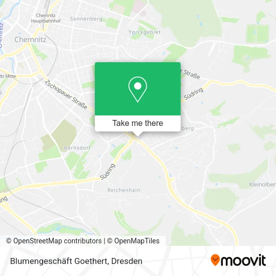Карта Blumengeschäft Goethert