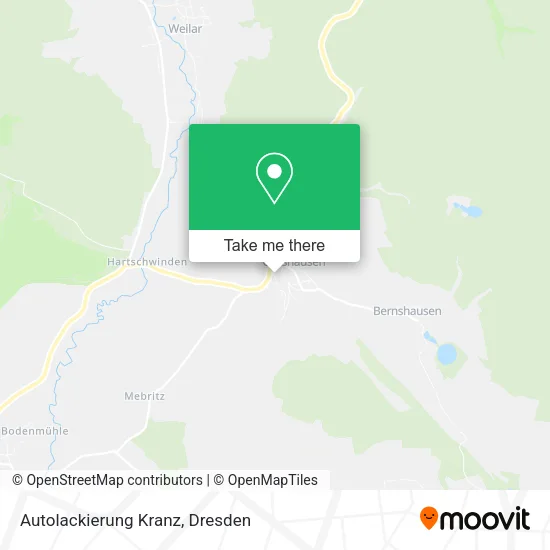 Карта Autolackierung Kranz