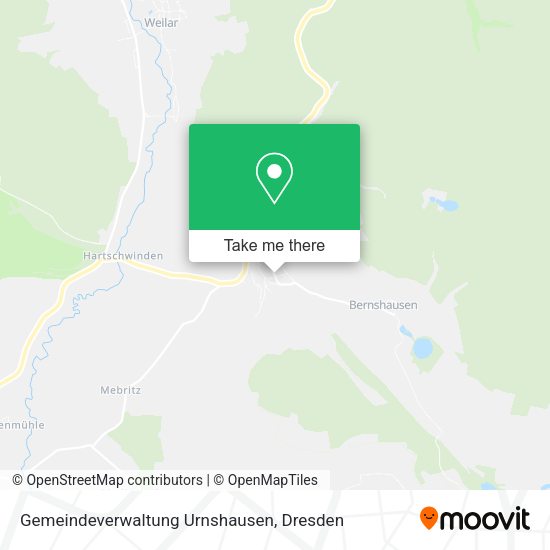 Карта Gemeindeverwaltung Urnshausen