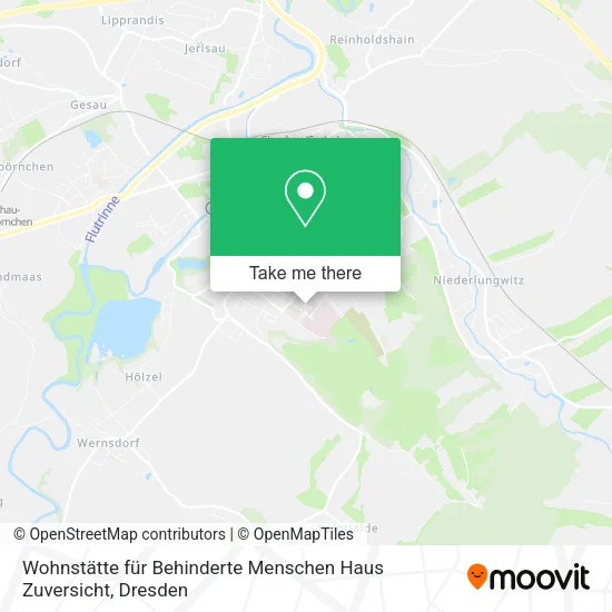 Карта Wohnstätte für Behinderte Menschen Haus Zuversicht