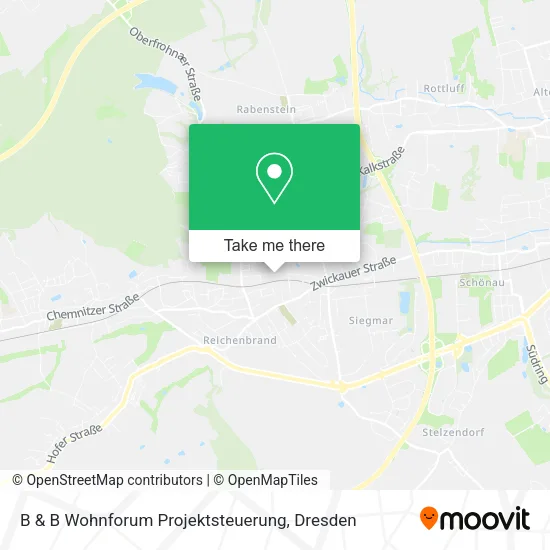 Карта B & B Wohnforum Projektsteuerung
