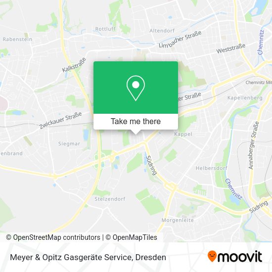 Карта Meyer & Opitz Gasgeräte Service