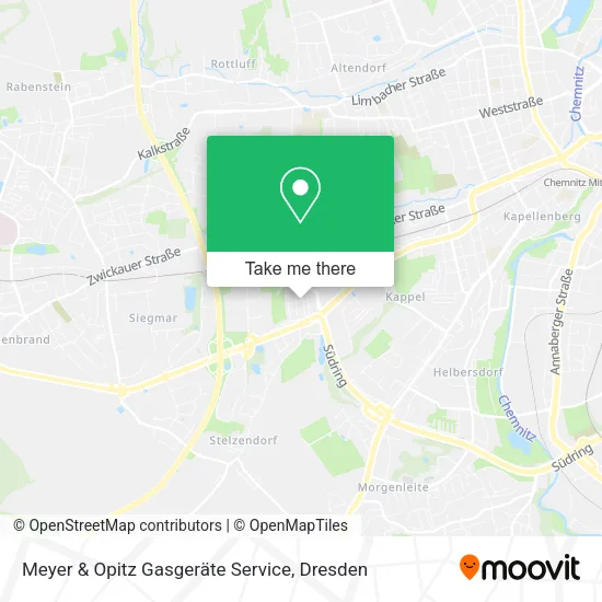 Карта Meyer & Opitz Gasgeräte Service