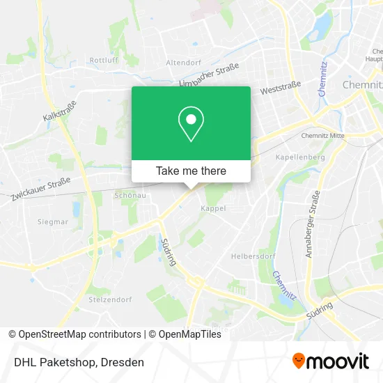 Карта DHL Paketshop