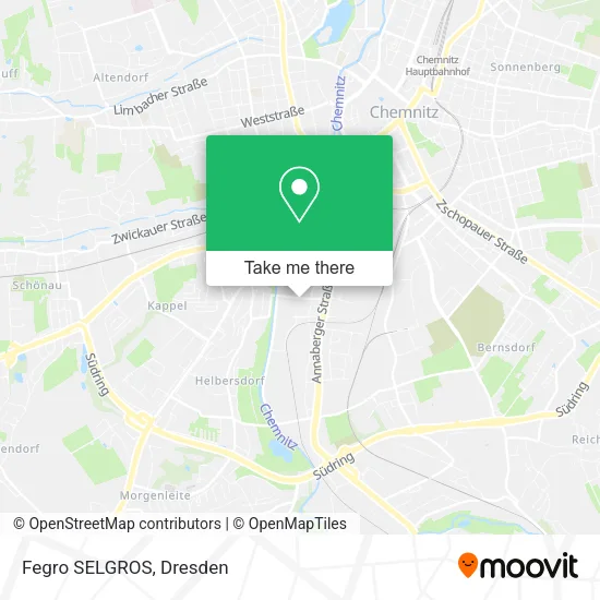Карта Fegro SELGROS