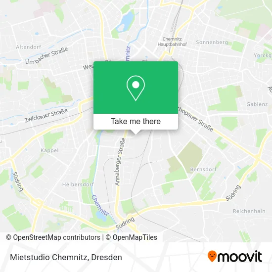 Карта Mietstudio Chemnitz
