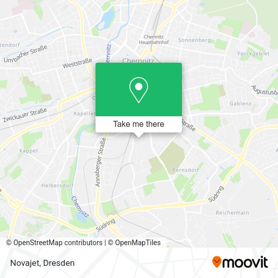 Карта Novajet