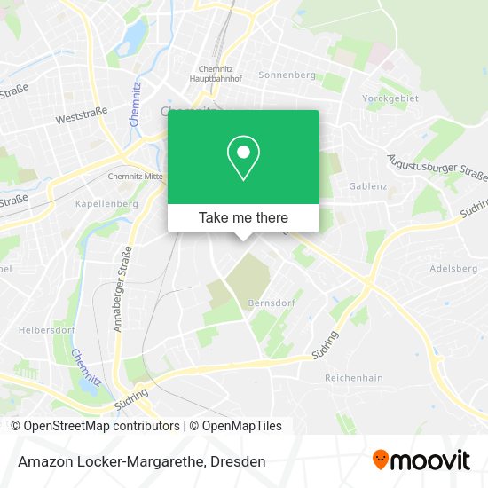 Карта Amazon Locker-Margarethe