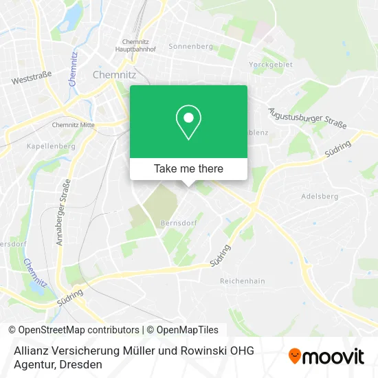 Карта Allianz Versicherung Müller und Rowinski OHG Agentur