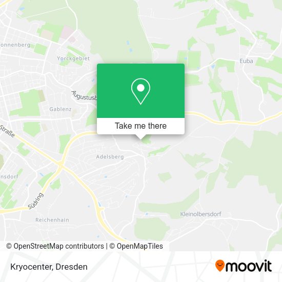 Карта Kryocenter