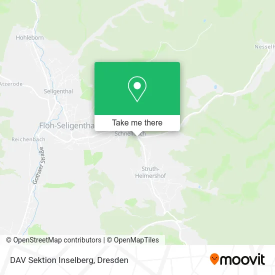 Карта DAV Sektion Inselberg