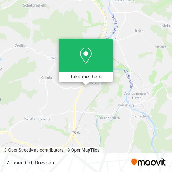 Карта Zossen Ort