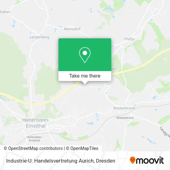 Карта Industrie-U. Handelsvertretung Aurich