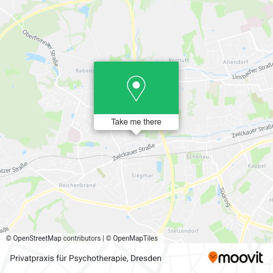 Карта Privatpraxis für Psychotherapie