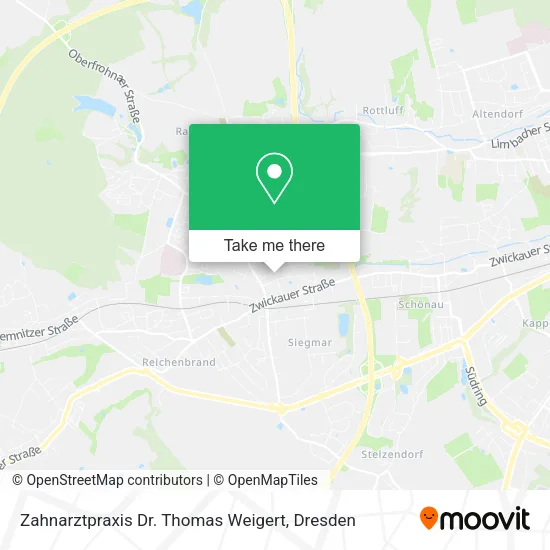 Карта Zahnarztpraxis Dr. Thomas Weigert
