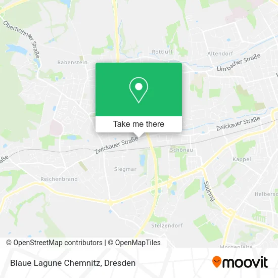 Карта Blaue Lagune Chemnitz