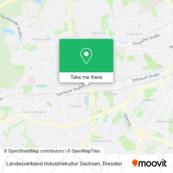 Landesverband Industriekultur Sachsen map