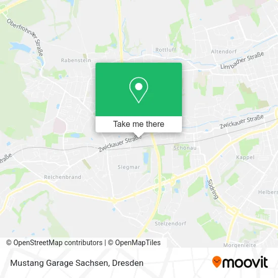 Карта Mustang Garage Sachsen