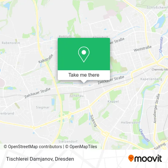 Карта Tischlerei Damjanov